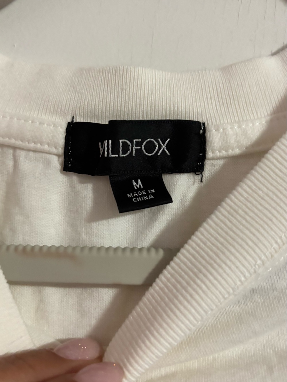 Wildfox NYC Love Ryan Ex-Boyfriend White Blue Short Sleeve Tee Shirt Top - Picture 5 of 5
